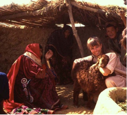 Dr. Davis in an Afghan Refugee Camp near Quetta, Baluchistan, Western Pakistan, mid-1990s