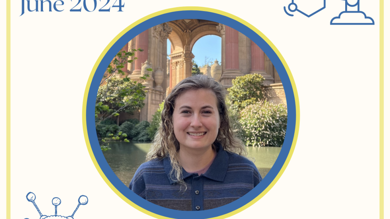 Alumni Spotlight Graphic featuring Camryn