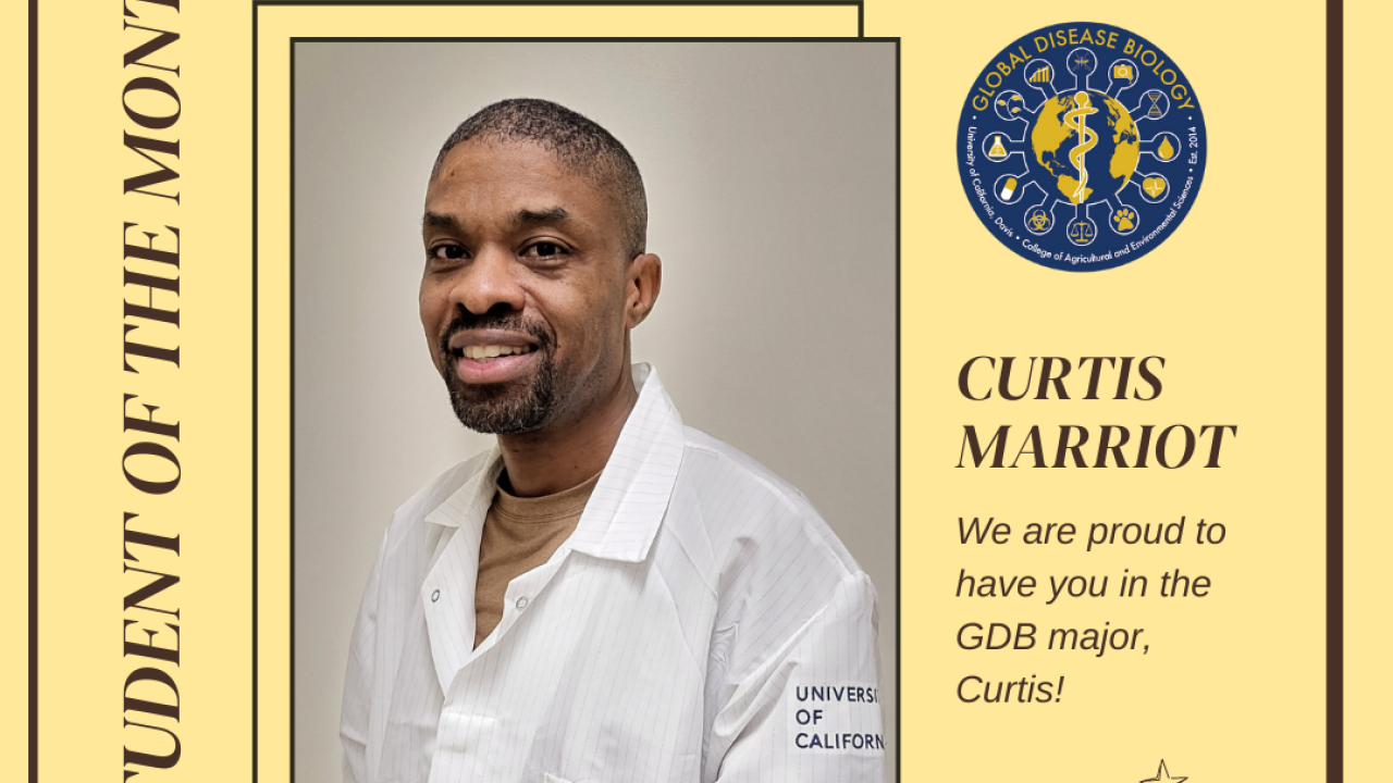 May 2023 GDB Student of the Month Curtis Marriott