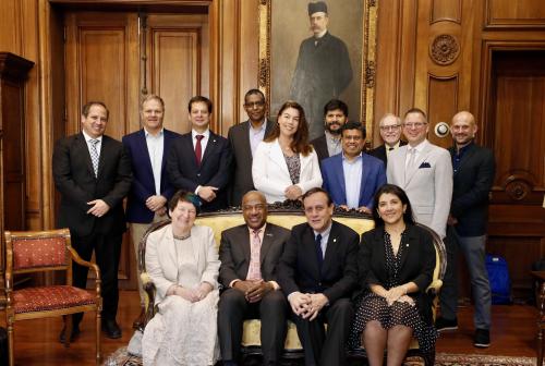 Leadership from the UCs and Pontificia Universidad Catolica de Chile in Santiago, Chile.