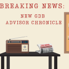graphic saying breaking news: new advisor chronicle